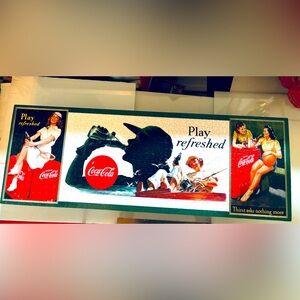 VINTAGE Coca-Cola puzzle in Tin.